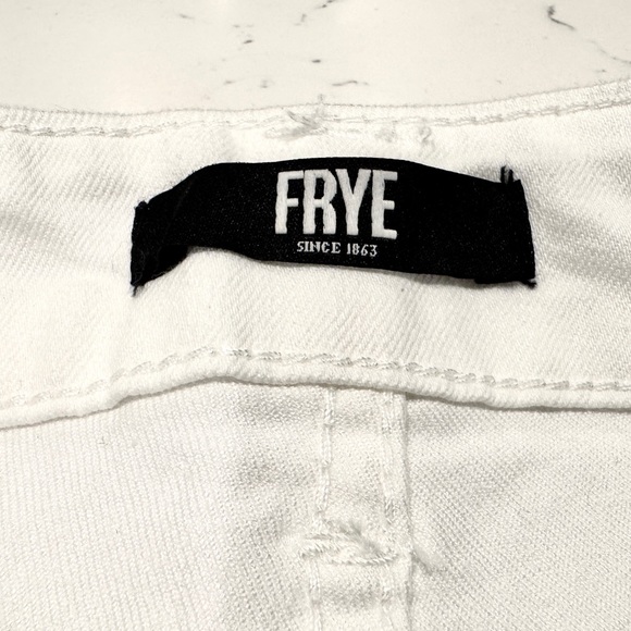 Frye Women’s High-Rise White Amari Cropped Jeans NWOT - Picture 10 of 16